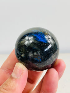 Labradorite Crystal Sphere S173