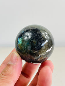 Labradorite Crystal Sphere S174