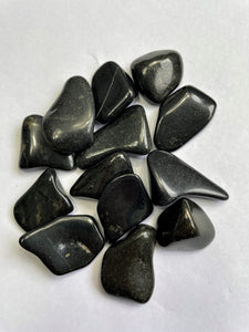 Lemurian Black Jade (Midnight) Tumbled Stones TB077 x 1