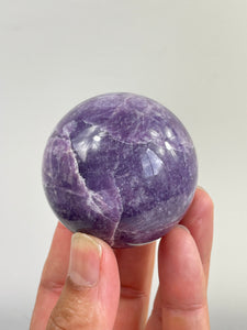 Lepidolite Crystal Sphere S149