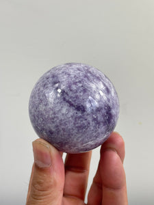 Lepidolite Crystal Sphere S147