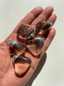 1 x Smoky Quartz crystal  Pendant PD029