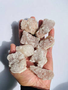 Light Pink Apophyllite Crystal Cluster Mini AP003 x 1