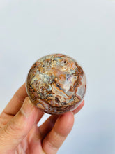 Load image into Gallery viewer, Pink Lace Agate sphere AG187
