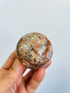 Pink Lace Agate sphere AG187