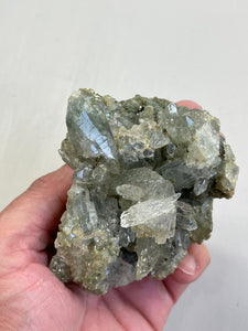 Green Himalayan Chlorite Inclusion Quartz Crystal Q021a