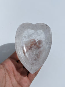 Quartz Crystal Heart P016