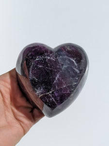 Rainbow Fluorite Crystal Heart Bowl P019