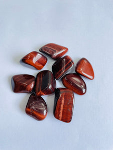 Red Tiger Eye Tumbled Stones TB039 x 1