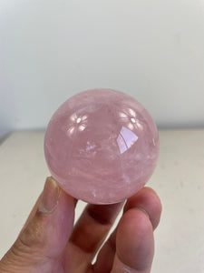 Rose Quartz Crystal Sphere S182