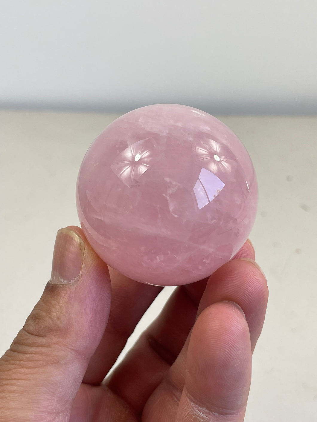 Rose Quartz Crystal Sphere S185