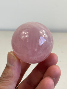 Rose Quartz Crystal Sphere S186