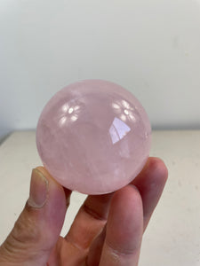 Rose Quartz Crystal Sphere S181