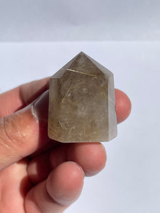 Golden Rutile Quartz Tower Small Natural T470