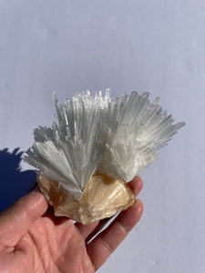 Scolecite Spray Natural Crystal cluster SC066