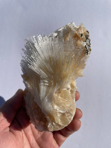 Scolecite Spray Natural Crystal Cluster SC069