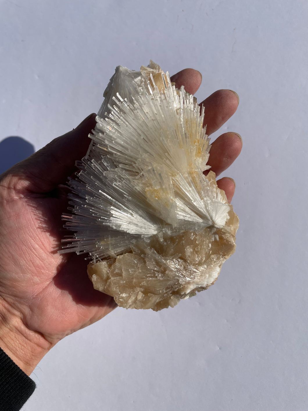 Scolecite Spray Natural Crystal Cluster SC069