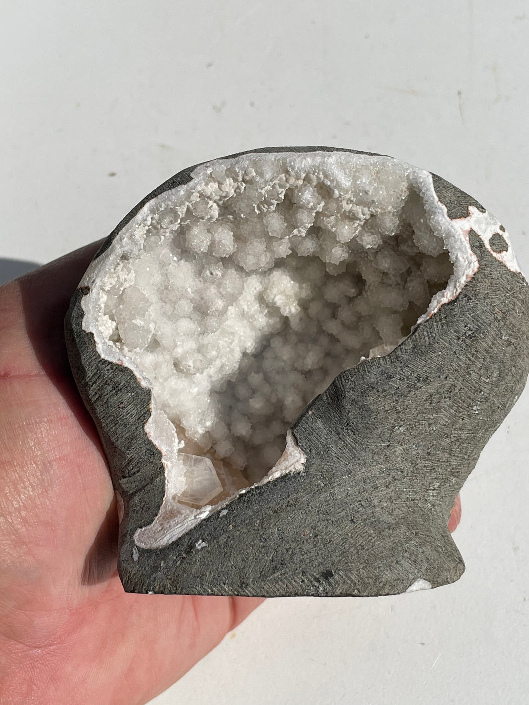 Apophyllite Geode Natural Crystal SC043