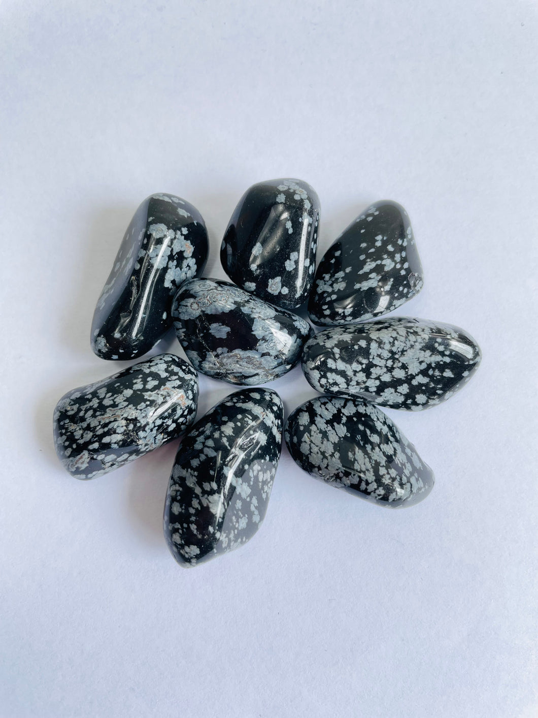 Snowflake Obsidian Tumbled Stones TB036 x 1