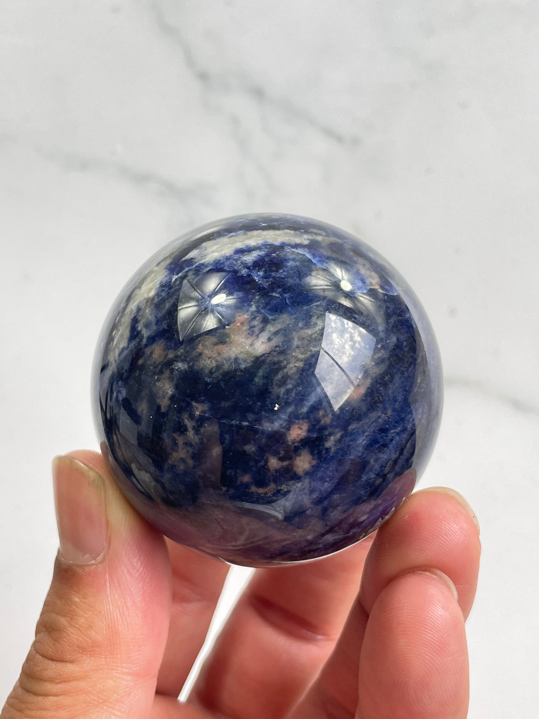 Sodalite Crystal Sphere S145