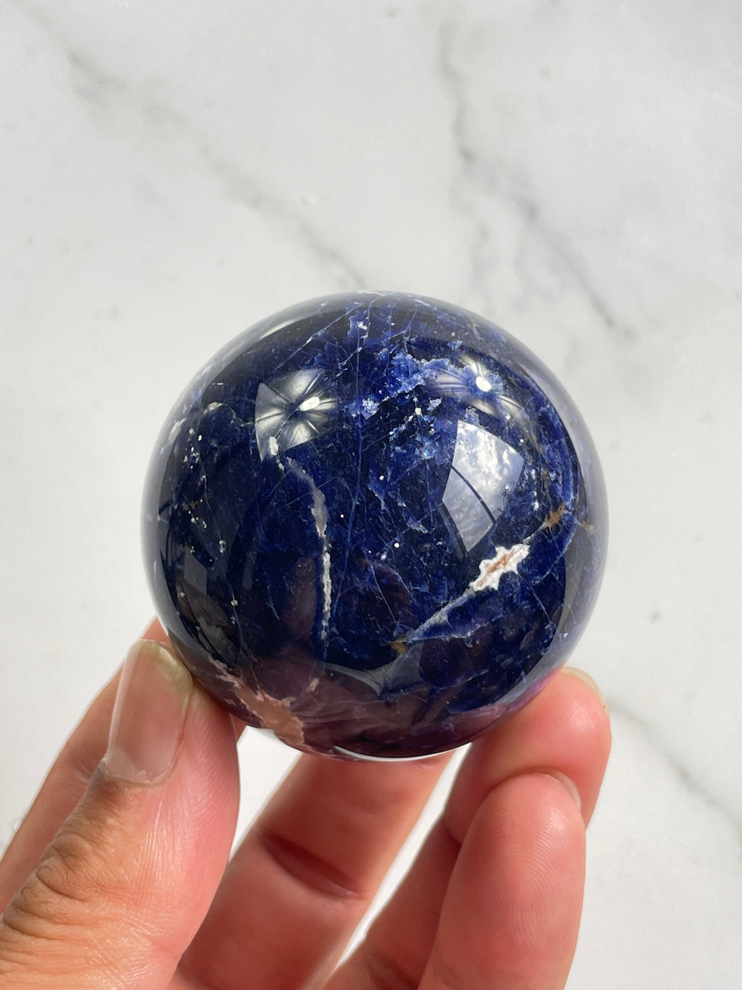 Sodalite Crystal Sphere S142