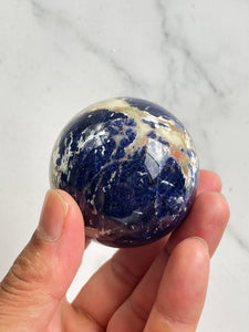 Sodalite Crystal Sphere S142