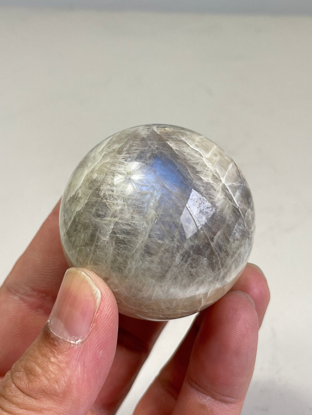 Moonstone with Sunstone Crystal Sphere S125