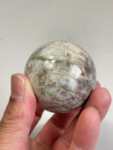 Moonstone with Sunstone Crystal Sphere S121