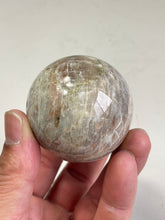 Load image into Gallery viewer, Moonstone with Sunstone Crystal Sphere S122
