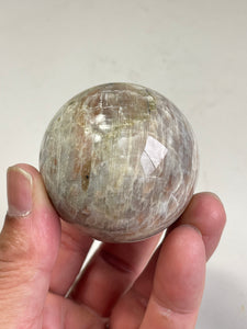 Moonstone with Sunstone Crystal Sphere S122