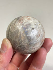 Moonstone with Sunstone Crystal Sphere S122