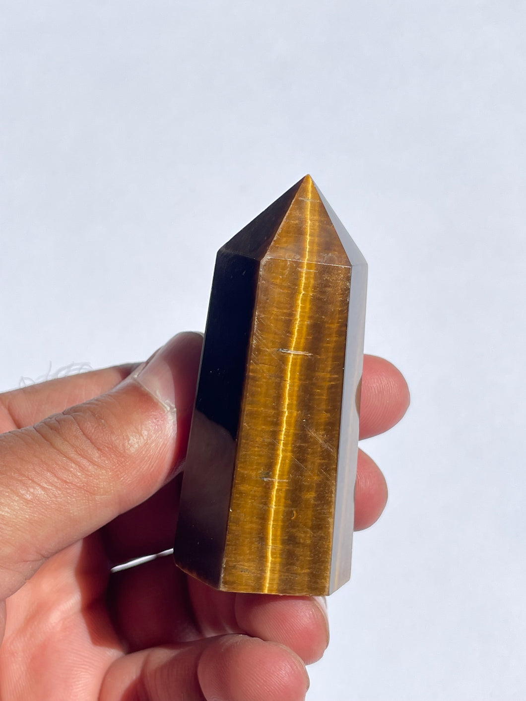 Tiger Eye Generator/Tower Natural Crystal T727